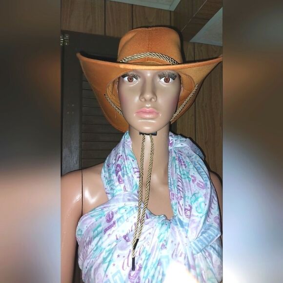 Vintage western style outdoor cowboy hat - Picture 7 of 9